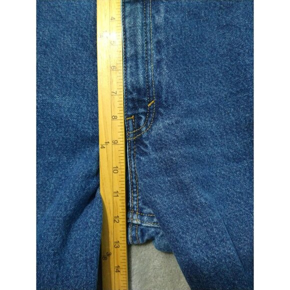 Vintage Levis 550 Jeans Womens 16 Short Blue Denim Relaxed Fit Tapered Leg Dark - Picture 4 of 8